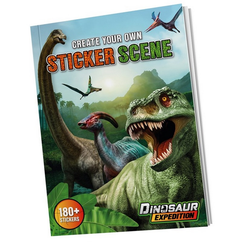 Дитячий стікербук за номерами Dinosaur Expedition Moxy 961027