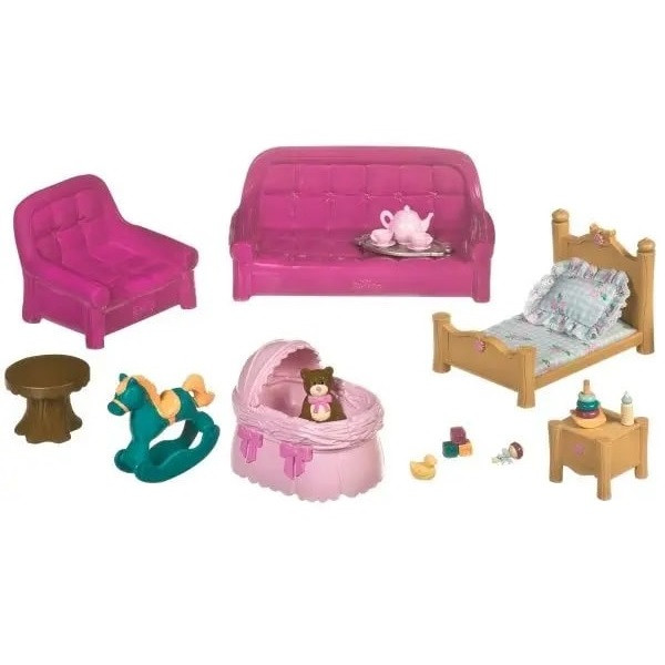 Игровой набор Li'l Woodzeez Гостинная и Детская WZ6763Z