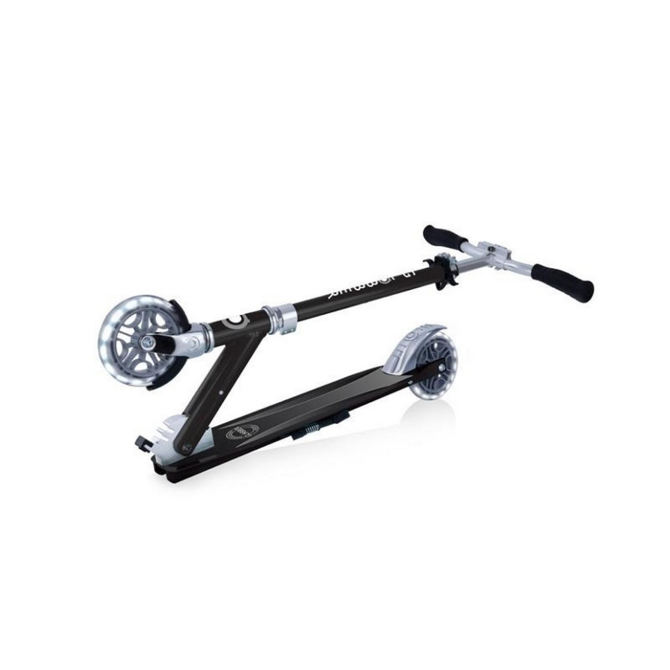 Самокат FLOW ELEMENT LIGHTS GLOBBER 721-120 черный, колеса с подсветкой