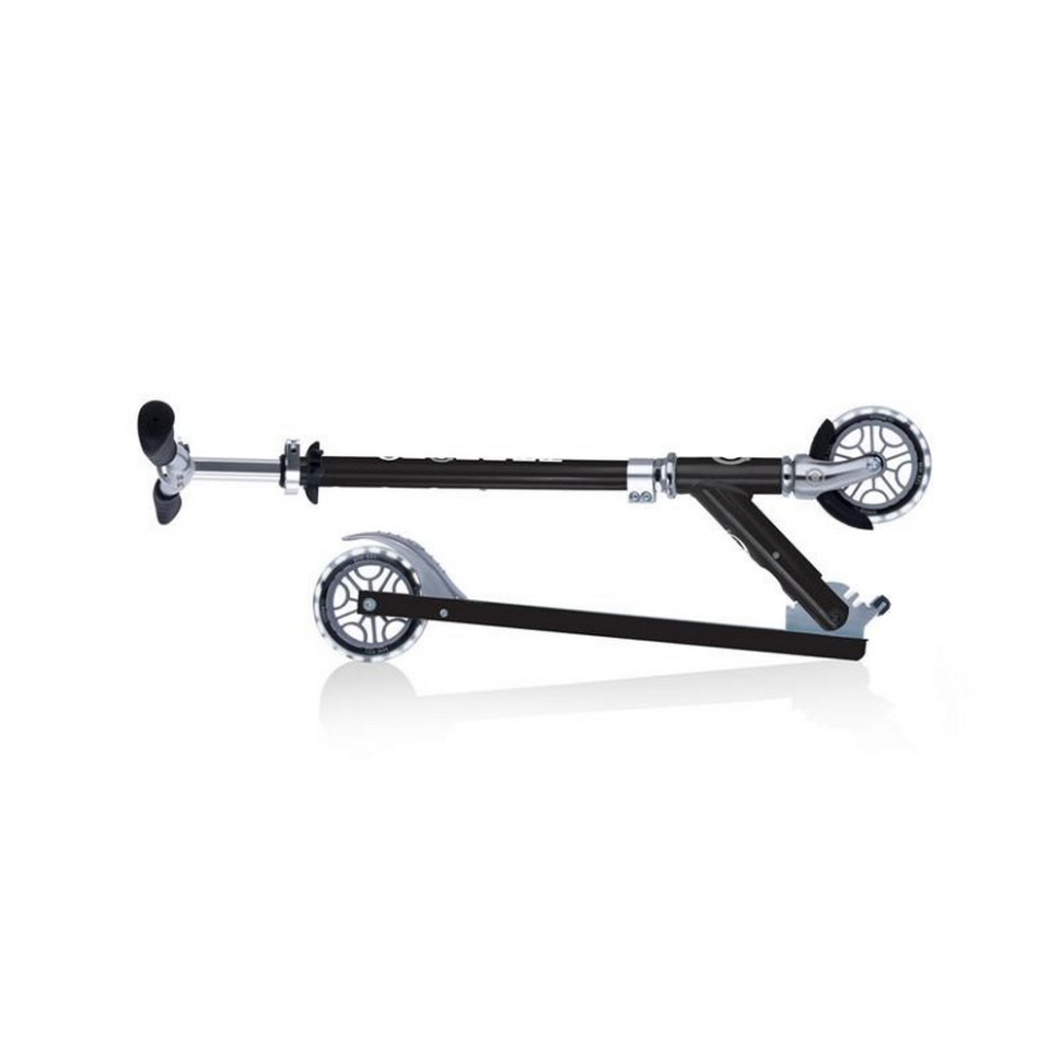 Самокат FLOW ELEMENT LIGHTS GLOBBER 721-120 черный, колеса с подсветкой