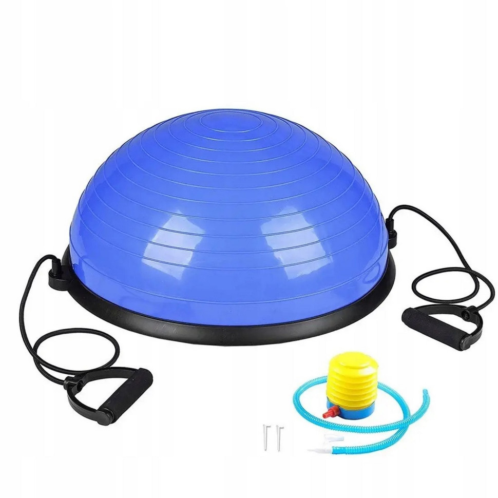 Балансувальна платформа Bosu Ball Springos BT0001, 57 см, Blue