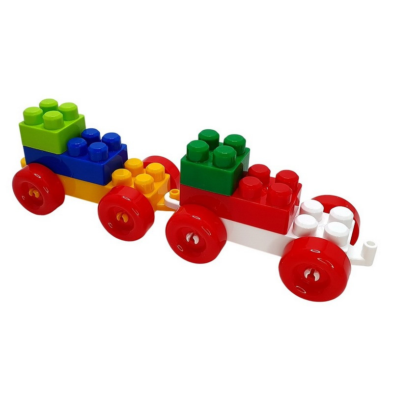 Дитячий блочний конструктор Doloni 013999/04 у пластиковому боксі, 303 деталі