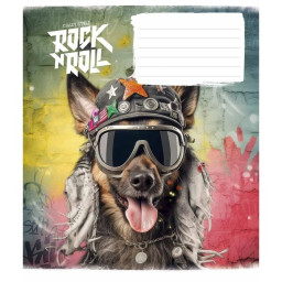 Тетрадь ученическая "Rock star" Школярик 012-3277L-1 в линию, 12 листов