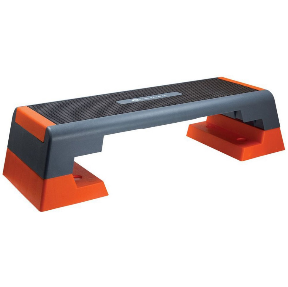 Степ-платформа 2-ступенчатая Step AS007 HMS 5907695522136 серо-оранжевая