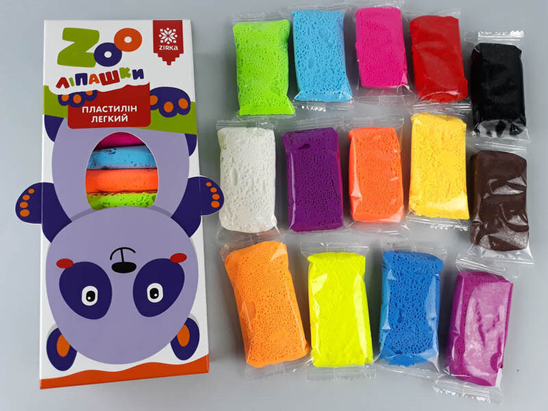 Пластилін легкий ZOOліпашки 