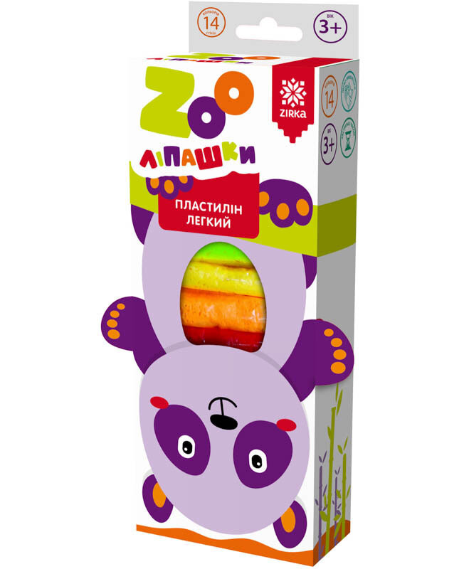 Пластилін легкий ZOOліпашки 
