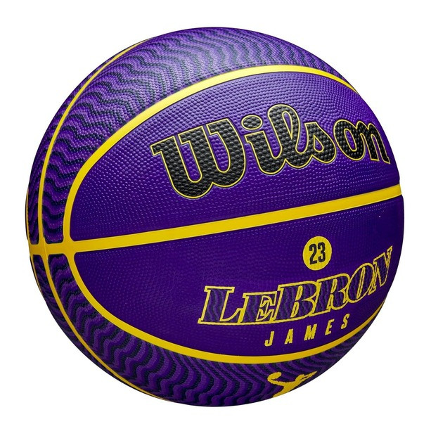 Мяч баскетбольный NBA PLAYER ICON OUTDOOR BSKT LEBRON Wilson WZ4027601XB7 №7