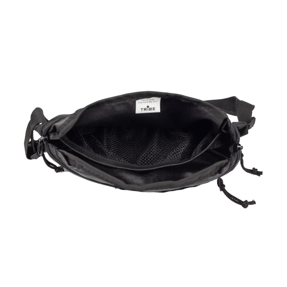 Поясная сумка Waist bag Tribe T-ID-0002-black 2.5 л, черный