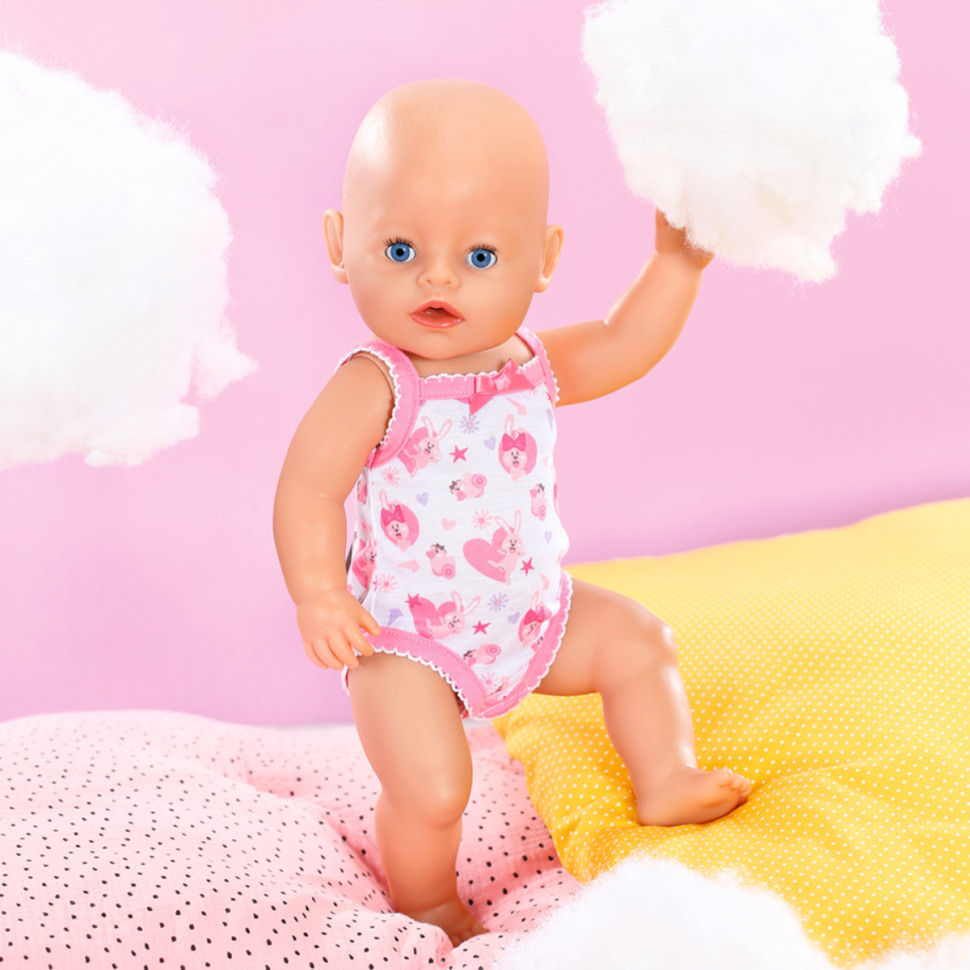 Одежда для куклы БОДИ С ЗАЙКОЙ BABY born 834237, 43 см