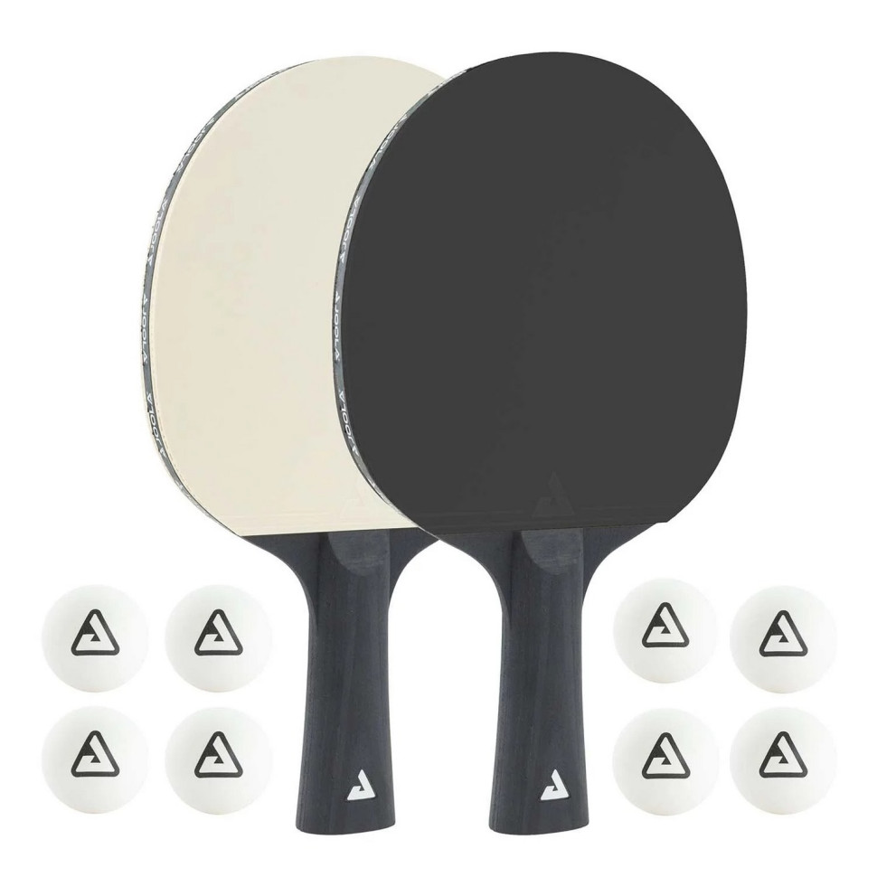 Набор ракеток для настольного тенниса TT-SET BLACK+WHITE Joola jset5, 2 ракетки + 8 мячей