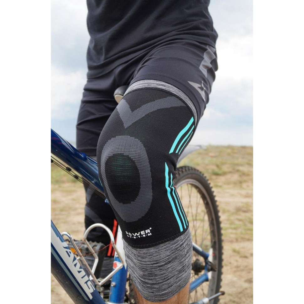 Наколенники Knee Support Evo Power System PS-6021_XL_Black-Blue, (пара) XL
