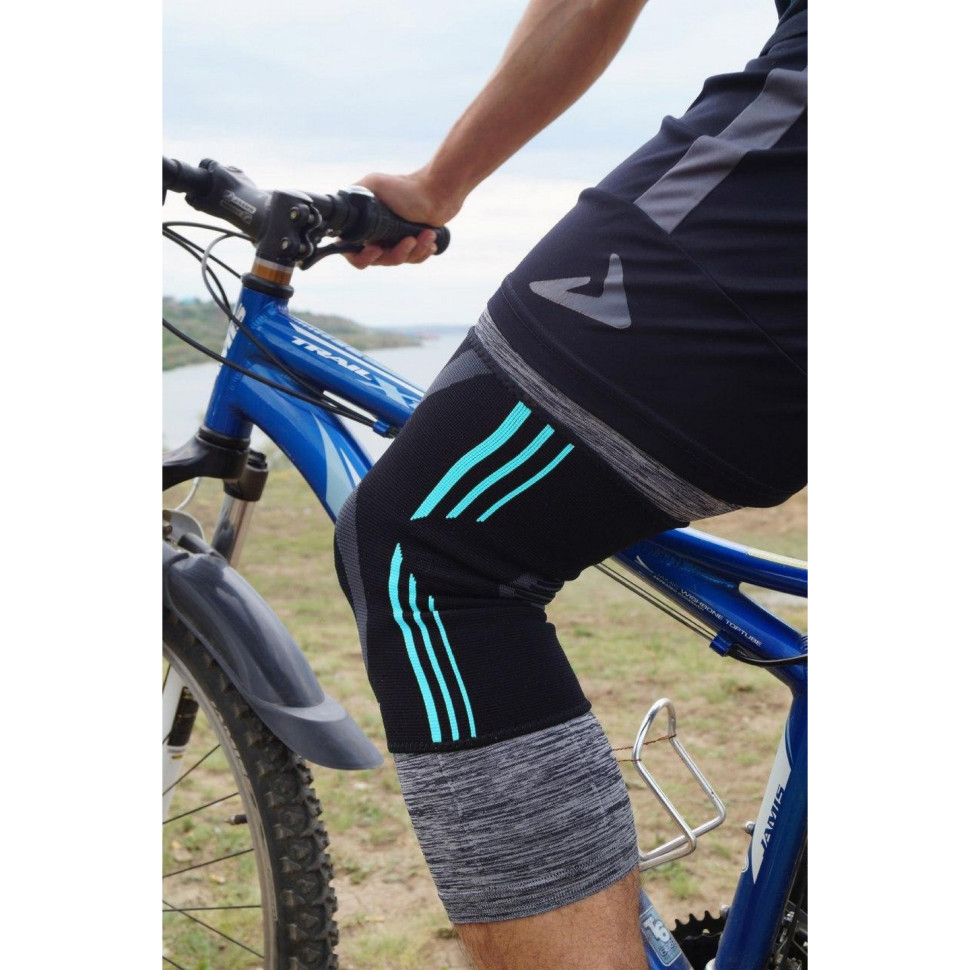 Наколенники Knee Support Evo Power System PS-6021_XL_Black-Blue, (пара) XL