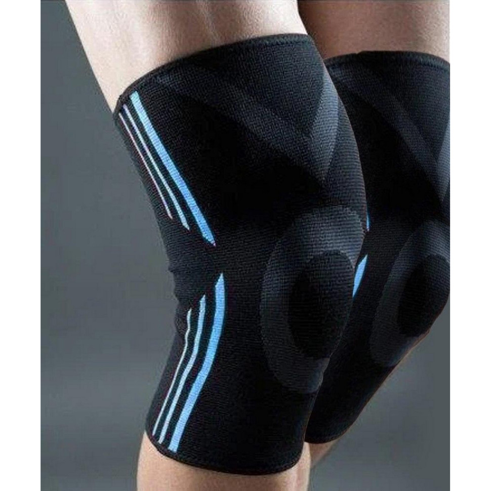 Наколенники Knee Support Evo Power System PS-6021_XL_Black-Blue, (пара) XL