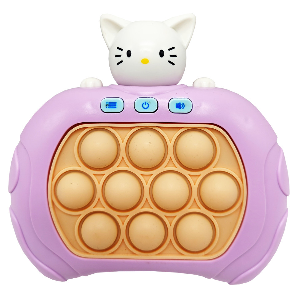 Електронна приставка Pop It консоль Quick Push Puzzle Game Fast Bambi 01-06-04(Violet) антистрес