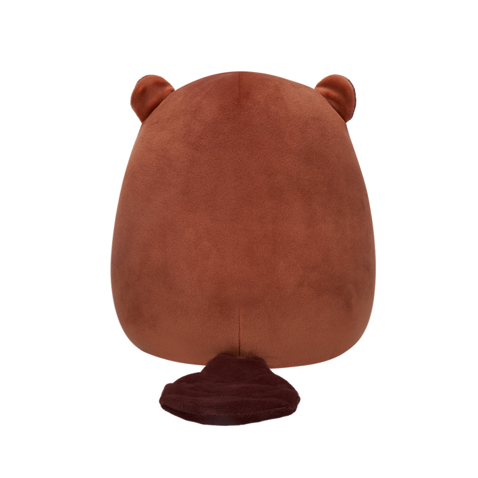 Мягкая игрушка Бобер Чип с сердечком Squishmallows SQVA00856, 19 см