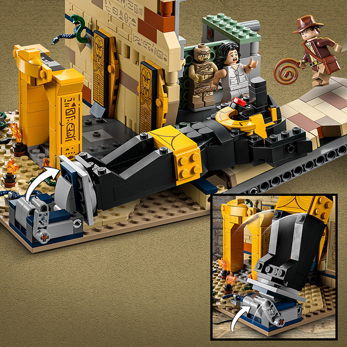 Конструктор LEGO Indiana Jones Побег из потерянной гробницы 77013, 600 деталей