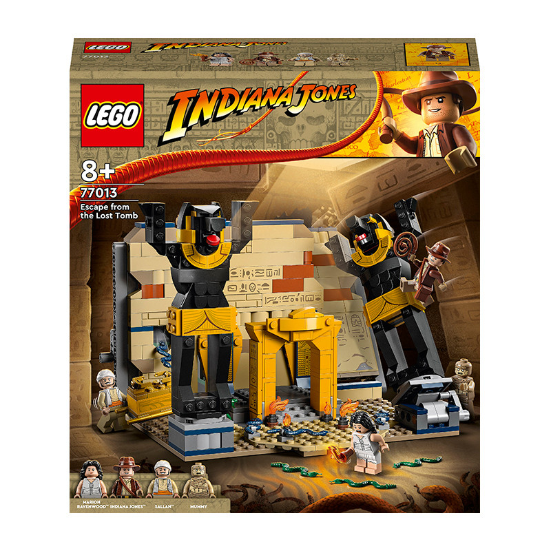 Конструктор LEGO Indiana Jones Побег из потерянной гробницы 77013, 600 деталей