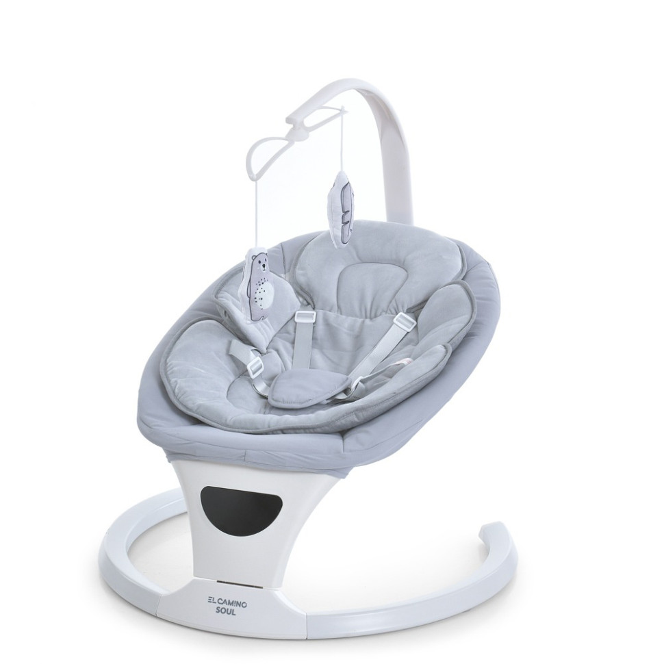 Заколисуючий центр-шезлонг SOUL Bambi ME 1175 Light Gray