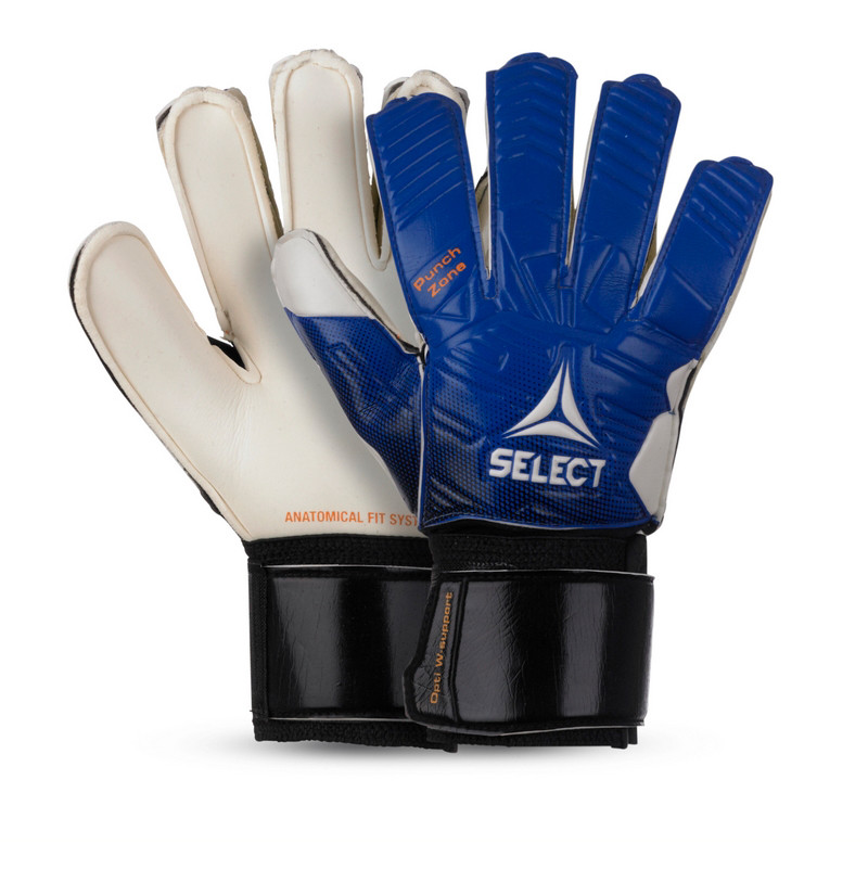 Перчатки вратарские GOALKEEPER GLOVES 03 YOUTH Select 601072-373-6 синий, белый