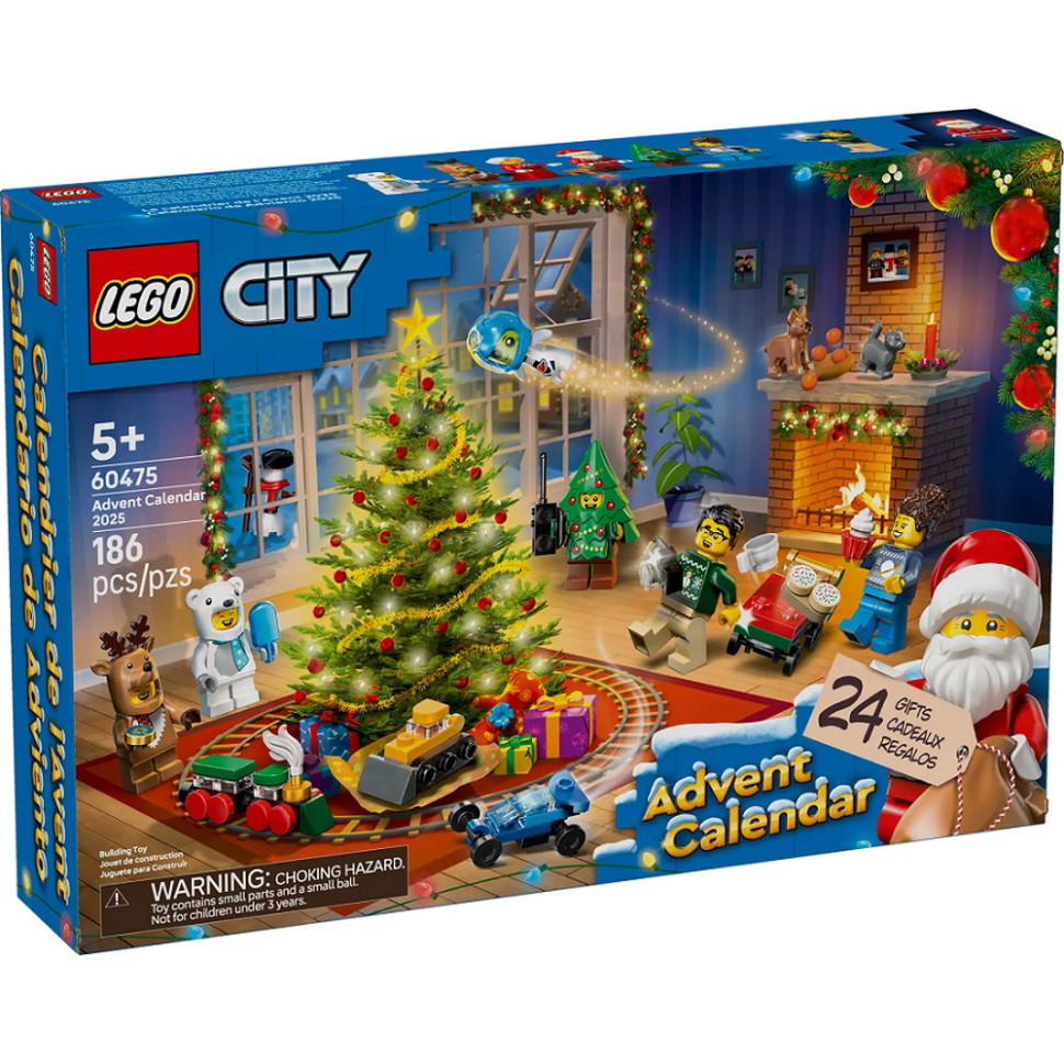 Конструктор Advent City 2025 LEGO 60475, 186 деталей