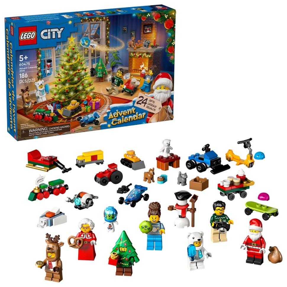 Конструктор Advent City 2025 LEGO 60475, 186 деталей