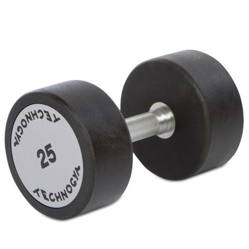 Гантель професійна цілісна TG Technogym 128656FS 25 кг