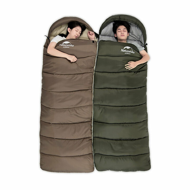 Спальник з капюшоном U350 NH20MSD07 Naturehike 6927595767238-R, (1°C), правий, зелений
