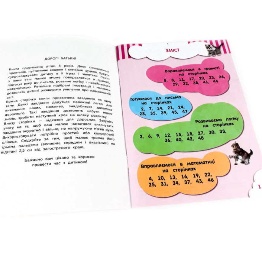Навчальна книга Кмітливчики для малюків 5 років ZIRKA 108202