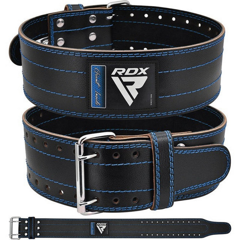Пояс для пауэрлифтинга RD1 RDX Inc Limited WPB-RD1U-XL, кожаный, Blue, XL