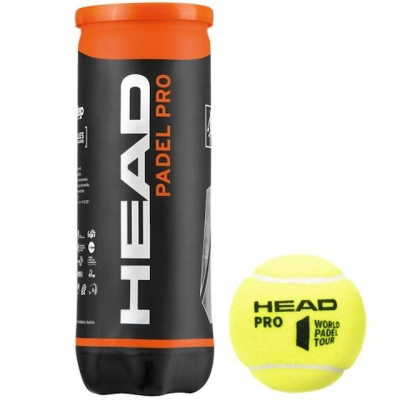 М'яч для великого тенісу Padel pro 3B Head 575613, 3 шт