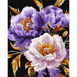 Картина по номерам "Пурпурный шик" Идейка KHO3309 с красками металлик extra 40х50 см Картина по номерам "Пурпурный шик" Идейка KHO3309 с красками металлик extra 40х50 см