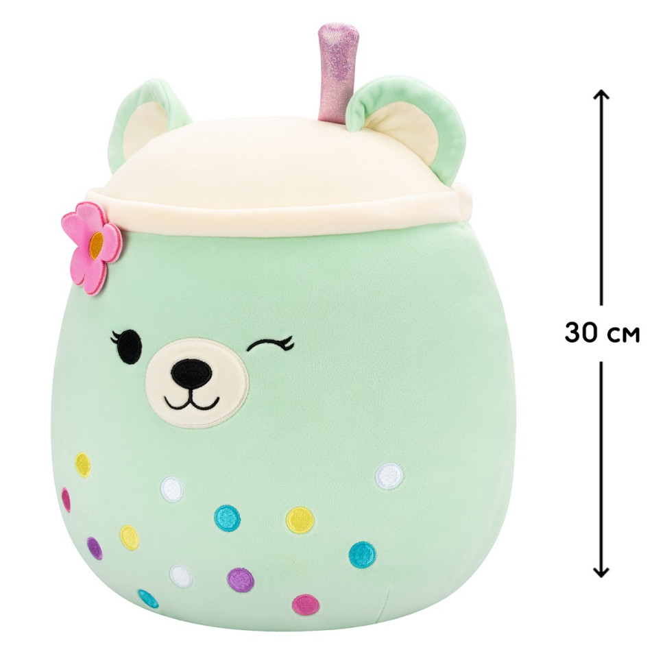 Дитяча м'яка іграшка М'ятни ведмідь Squishmallows SQER01266, 30 см
