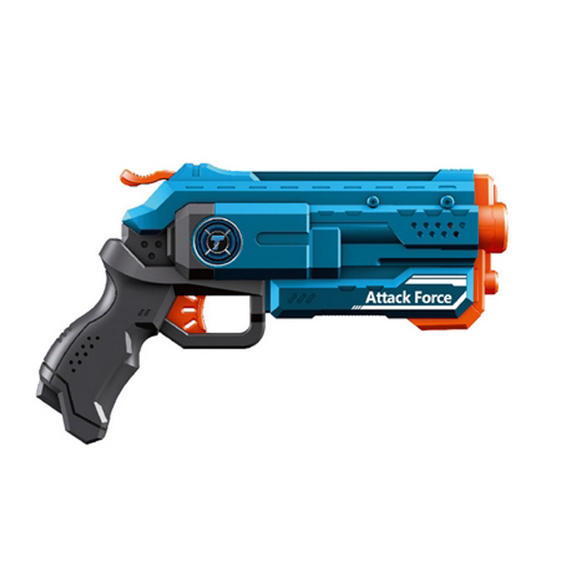 Іграшковий пістолет механічний Blaster ВТ306 з м'якими патронами