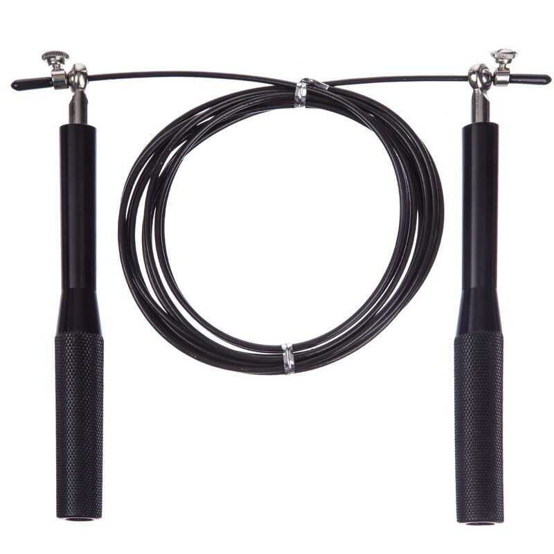 Скакалка швидкісна кроссфіт зі сталевим тросом Gemini Sport GI-1797-B