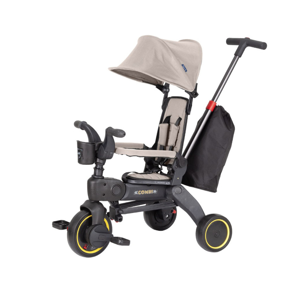 Дитячий триколісний велосипед COMBI Tilly T-392 BEIGE, бежевий