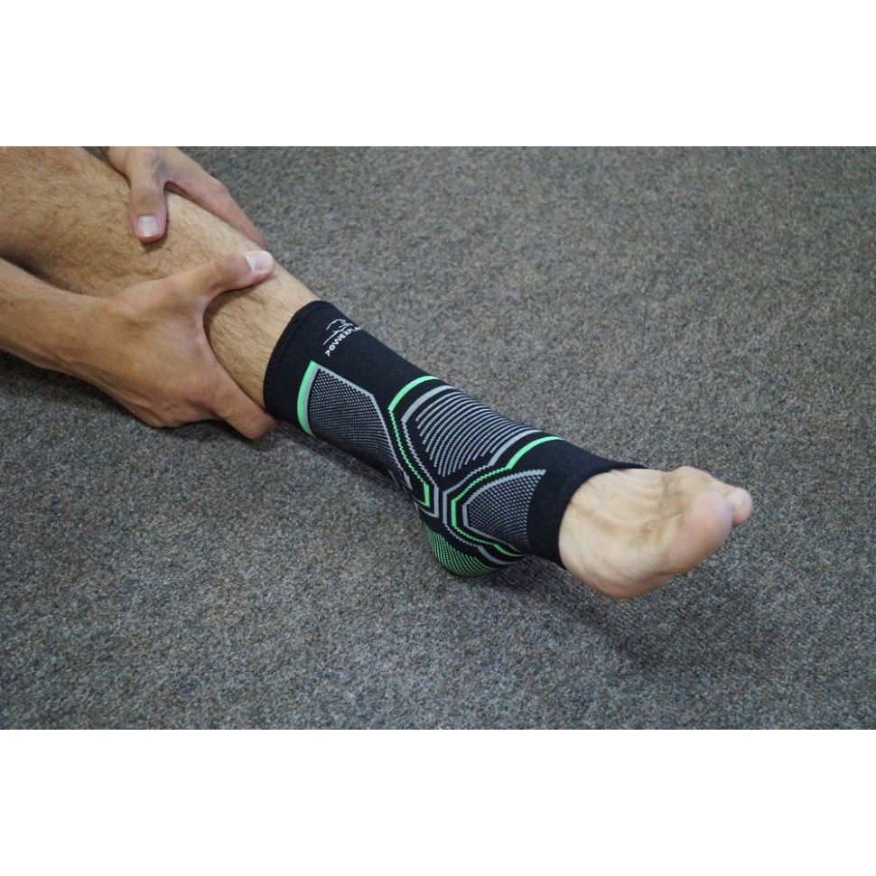 Бандажи на голеностоп PowerPlay PP_4100_S/M_Black, S/M