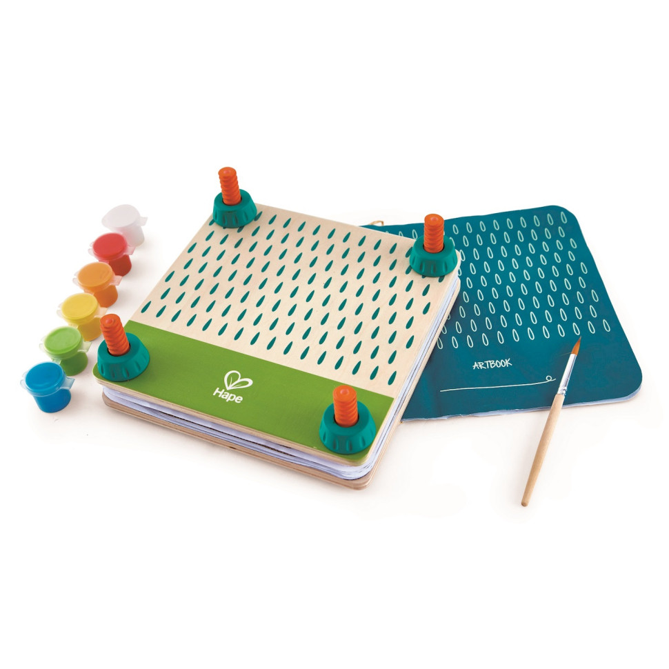 Прес для квітів Гербарій із фарбами Hape E5574 Nature Fun