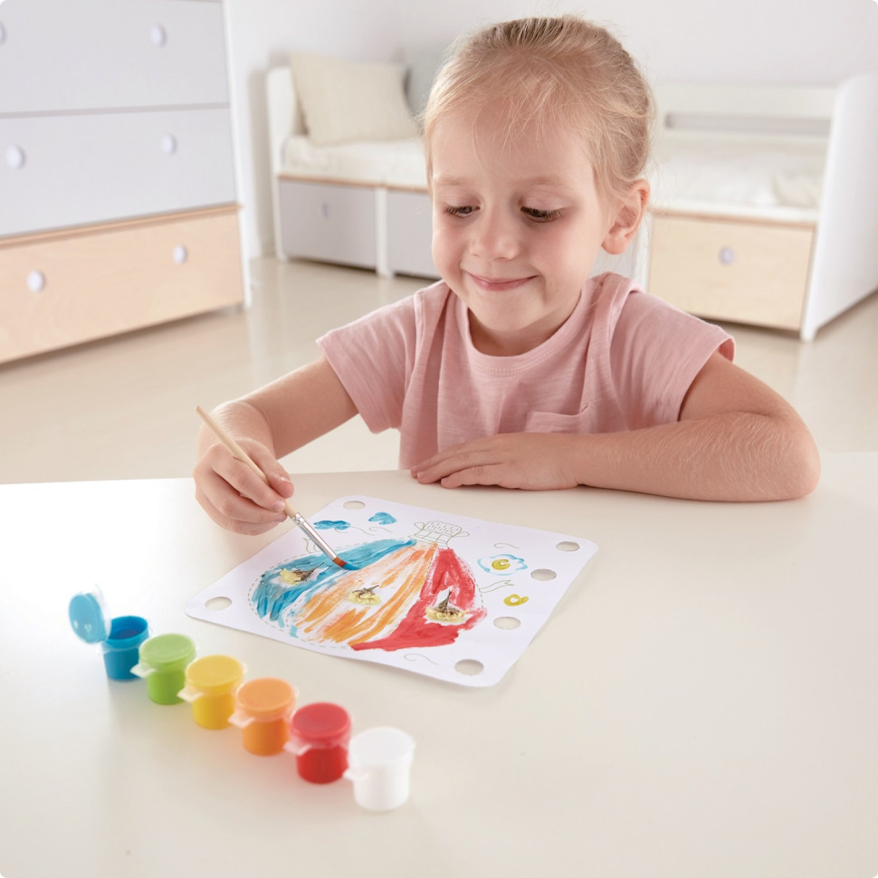Прес для квітів Гербарій із фарбами Hape E5574 Nature Fun
