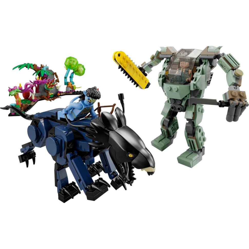 Конструктор LEGO Avatar Нейтири и Танатор против Куаритча в скафандре УМП 75571