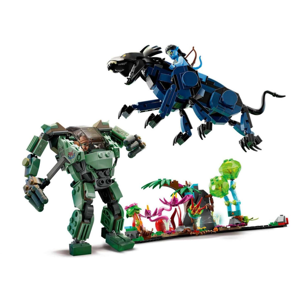 Конструктор LEGO Avatar Нейтири и Танатор против Куаритча в скафандре УМП 75571