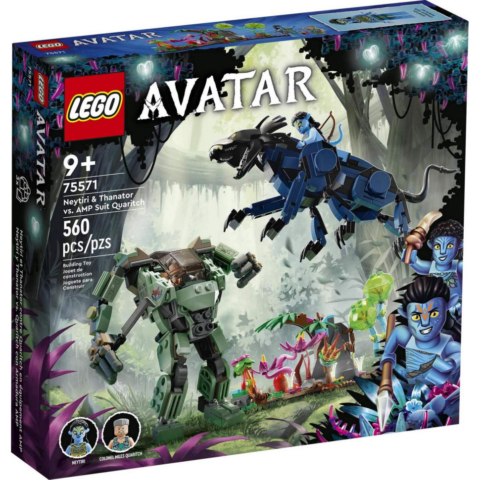 Конструктор LEGO Avatar Нейтири и Танатор против Куаритча в скафандре УМП 75571