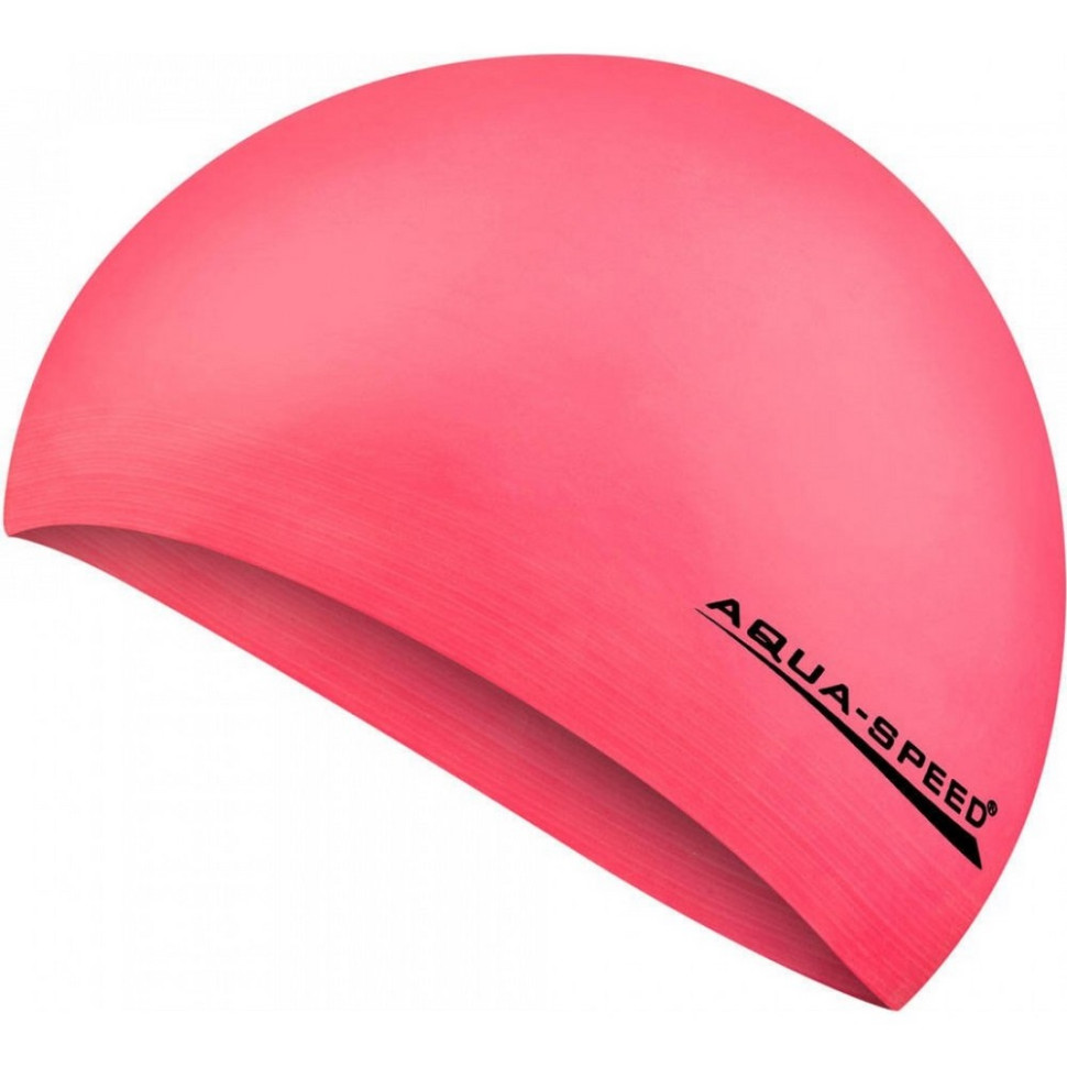 Шапка для плавания SOFT LATEX 5726 Aqua Speed 122-03 неоновый розовый, OSFM