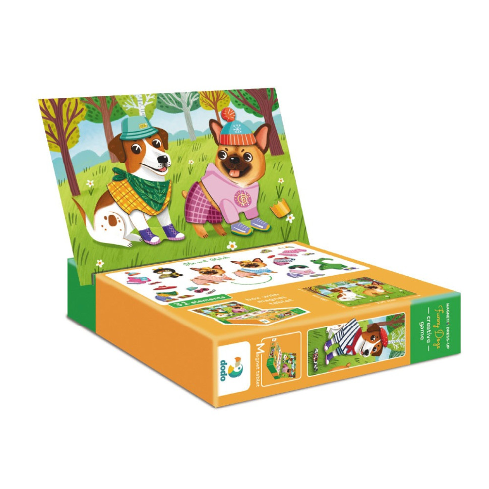 Развивающая магнитная игра одевалка 