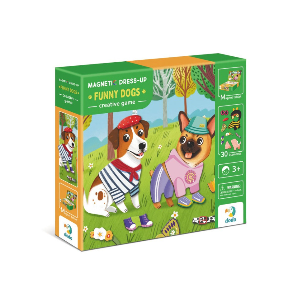 Развивающая магнитная игра одевалка 