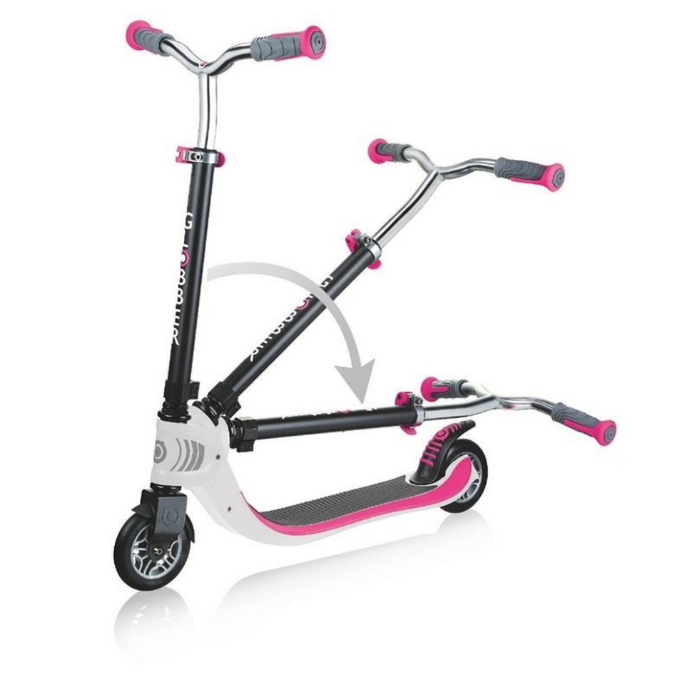 Самокат FLOW FOLDABLE 125 GLOBBER 473-162 біло-рожевий 