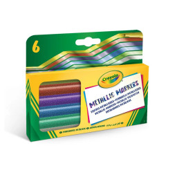Набор фломастеров Metallic Crayola 58-8828, 6 шт Набор фломастеров Metallic Crayola 58-8828, 6 шт