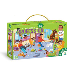 Пазл детский "Профессии. Ветеринар" DoDo Toys 300621, 150 элементов