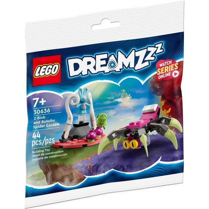 Конструктор DREAMZzz Втеча Зет-Блоба і Бунчу від павука LEGO 30636, 44 деталі