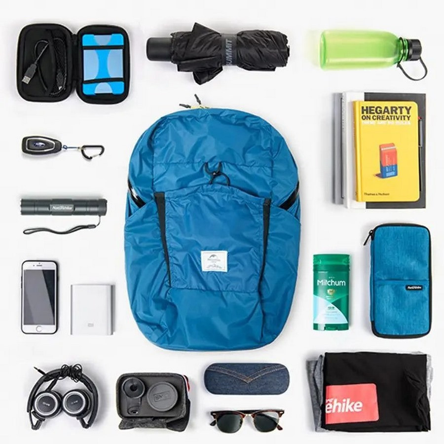 Рюкзак компактний Ultralight NH17A017-B Naturehike 6927595725108, 22 л, блакитний