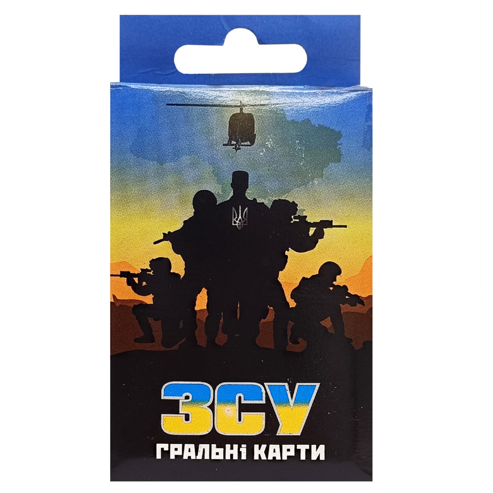 Карти гральні ЗСУ Strateg 30286 українською мовою    
